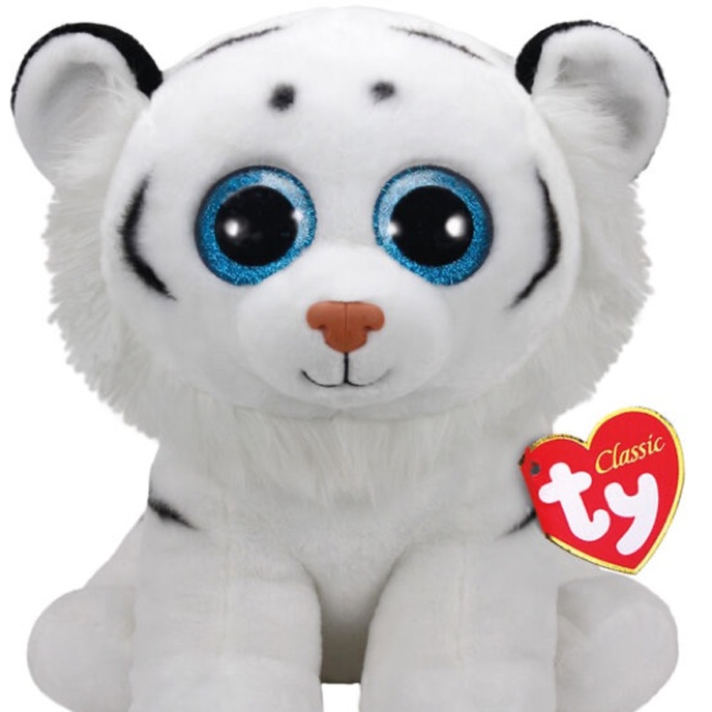 Tundra the White Tiger Beanie Boo (Tag intact)